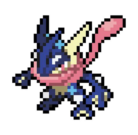 pixel art pokemon greninja|Minecraft: Pixel Art Tutorial and Showcase: Greninja (Pokemon).